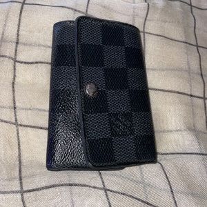 💯Authentic LV Damier Eclipse Key Holder